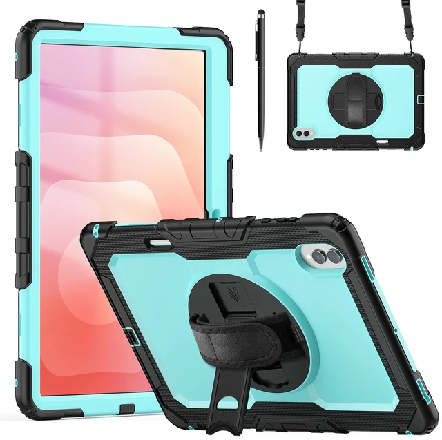 Main image of Case for Samsung Galaxy Tab S12 Ultra / Tab S11 Ultra 14.6 inch 2026 2025, Heavy Duty Shockproof Cover with Built-in Screen Protector, S Pen Holder, Universal Stylus Pen Light Blue