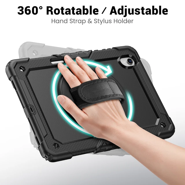 Alt view image 4 of 7 - Case for Samsung Galaxy Tab S12 Plus Case 12.6 inch 2026, Heavy Duty Shockproof Cover with Built-in Screen Protector, S Pen Holder, Universal Stylus Pen