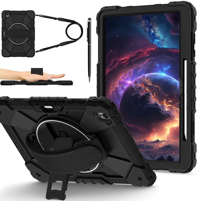 Main image of Case for Samsung Galaxy Tab S12 Plus / S12+ 12.6 inch 2026, Heavy Duty Shockproof Cover with S Pen Holder, Universal Stylus Pen