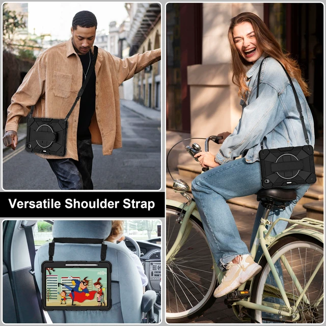 Alt view image 6 of 7 - Case for Samsung Galaxy Tab S12 Plus / S12+ 12.6 inch 2026, Heavy Duty Shockproof Cover with S Pen Holder, Universal Stylus Pen