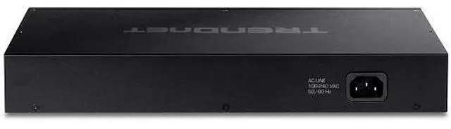 Alt view image 7 of 10 - TRENDnet 18-Port Gigabit PoE+ Switch, 16 x 30W PoE+  Ports, 2 Gigabit SFP Slots, 240W PoE Budget, 36Gbps  Switching Capacity, 1U 19 Rack Mountable, Lifetime  Protection, Black, TPE-TG182