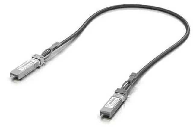 Alt view image 2 of 4 - ubiquiti direct attach copper cable sfp+ 10gbps 0,5m uacc-dac-sfp10-0.5m uacc-dac-sfp10-0.5m, sfp+, 10 gbps (uacc-dac-sfp10-05m)