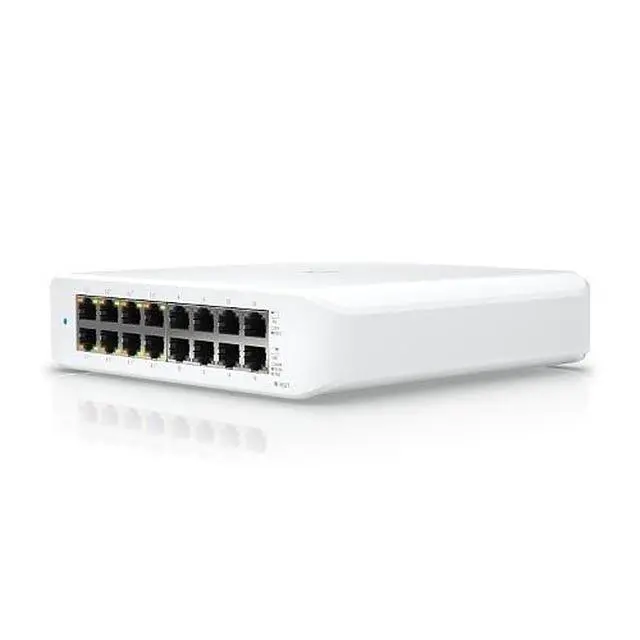Alt view image 16 of 19 - Ubiquiti UniFi Switch Lite 16-Port PoE Ethernet Switch USW-Lite-16-POE