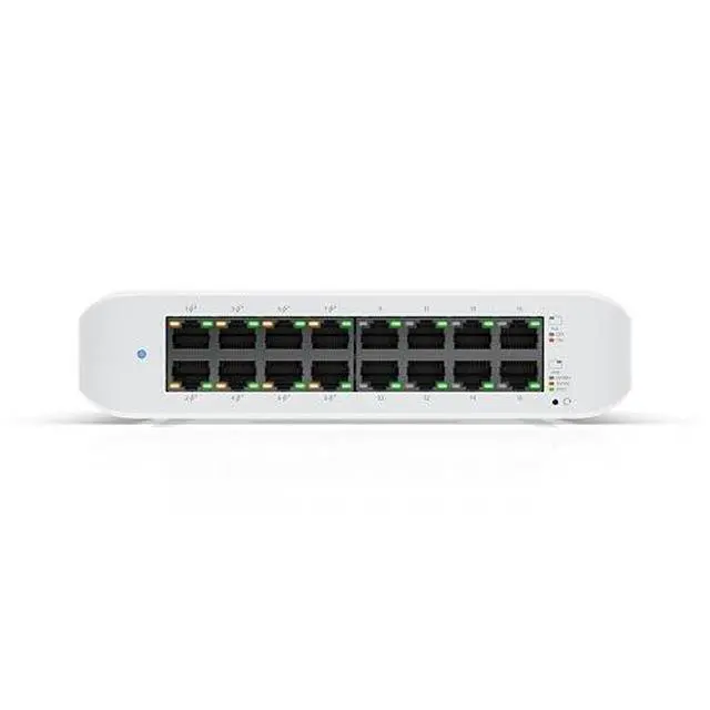 Alt view image 17 of 19 - Ubiquiti UniFi Switch Lite 16-Port PoE Ethernet Switch USW-Lite-16-POE
