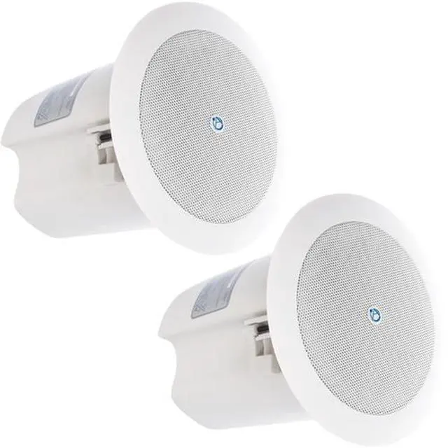 Main image of Atlas Sound FAP40T 4" In-Ceiling Speaker with 16W 70V, 100V Transformer and Ported Enclosure - Set of 2