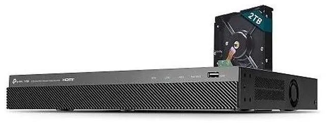 Alt view image 6 of 8 - TP-Link VIGI 8 Channel PoE+ Network Video Recorder 2 TB HDD