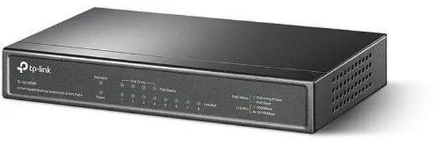 Alt view image 11 of 14 - TP Link 8-Port Gigabit Desktop Switch with 4-Port PoE - TL-SG1008P