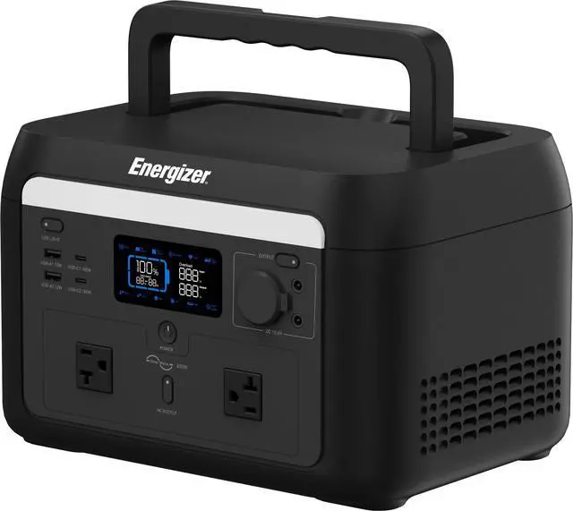 Main image of Energizer Solar Peak 600 Portable Power Station, 512Wh LiFePO4 Battery, Solar Rechargeable, for Outdoor, Camping, Emergency
