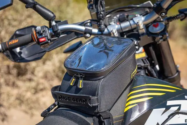 Alt view image 7 of 7 - Trails End Lite Motorcycle Tank Bag Black