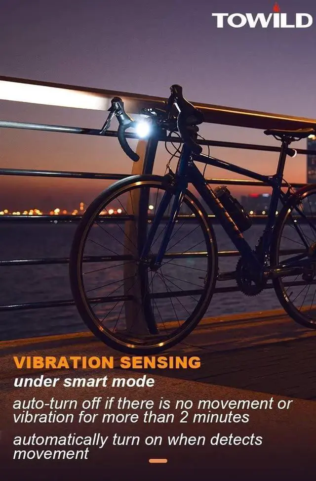 Alt view image 6 of 7 - DLite1800 Bike Lights for Night Riding 1800LM Dual Light Source System,Super Bright Front Bicycle Waterproof Headlight Mountain,Road,Commuter Cycling -Fits All Bikes Black -