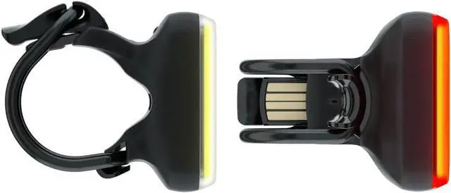 Alt view image 5 of 5 - Blinder Twinpack X Front and Rear Light Kit Adult Unisex, Black, One Size Black -