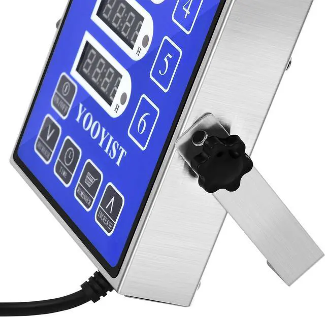 Alt view image 3 of 5 - Kitchen Timers for Cooking  6 Channel Commercial Timer Restaurant Supplies Stainless Steel LED Technology Digital Reminder Function, Loud Alarm, Blue  -