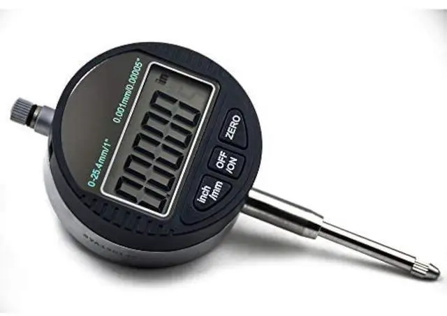 Main image of Electronic Digital Dial Indicator Gage Gauge Inch/Metric Conversion 0-1 Inch/25.4 mm 0.00005 Inch/0.001mm -