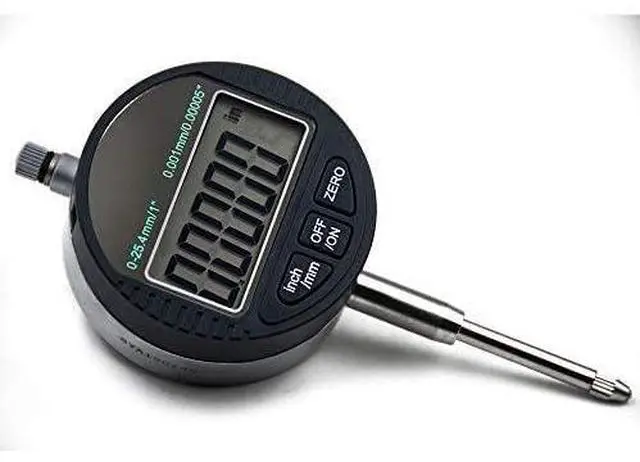 Alt view image 2 of 7 - Electronic Digital Dial Indicator Gage Gauge Inch/Metric Conversion 0-1 Inch/25.4 mm 0.00005 Inch/0.001mm -