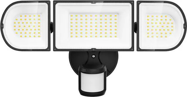 Main image of 150W Motion Sensor Lights Outdoor for Outside, 15000LM LED Flood Lights Outdoor Wired Dusk to Dawn, Exterior Security Floodlight Fixture Waterproof IP65, Outdoor Lighting for House, Garage