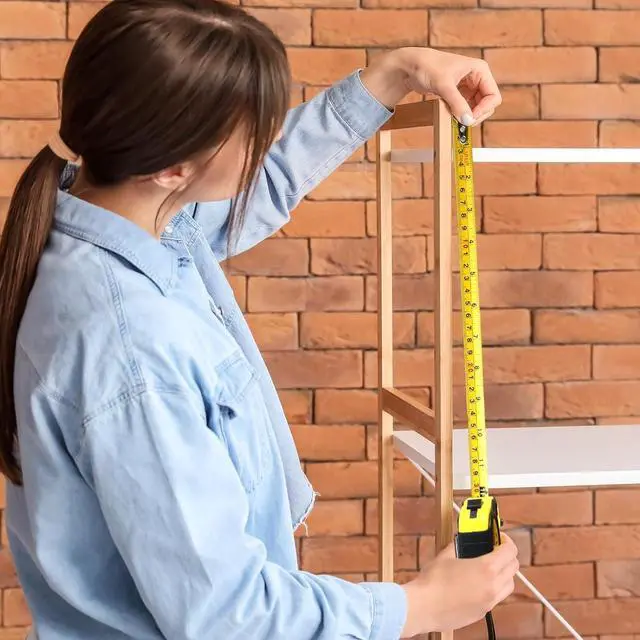Alt view image 5 of 6 - 40 Pieces Tape Measure 12 ft Retractable Measuring Bulk with Fractions Marked Easy Read Yellow Set for Engineer Contractors, Autowind and Lock -