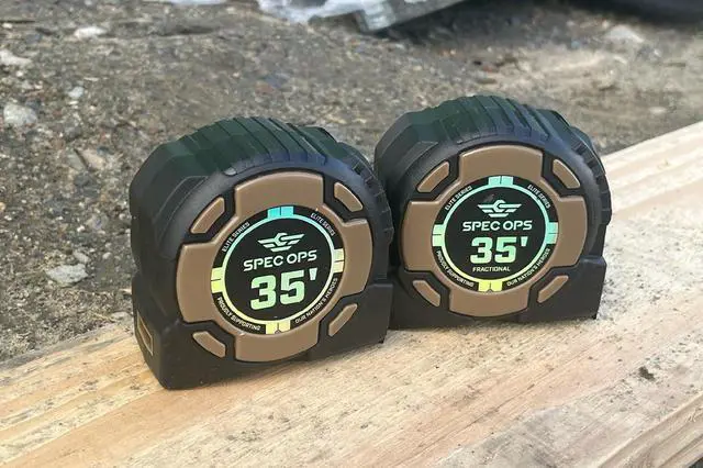 Alt view image 5 of 6 - Tools 35-Foot Elite Series Magnetic Tape Measure, 1 1/4" Double-Sided Blade, 12 Feet of Stand Out, Military-Grade Composite Case, 3% Donated to Veterans  10.7 m