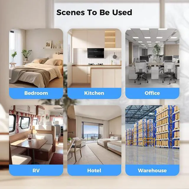 Alt view image 4 of 7 - Gas Leak Detector, 2 Pack Natural Alarm for Home & RV, Plug-in Propane Detector Monitor with Audible Visual Alarm, AC 110V-240V, White Color  2Pack