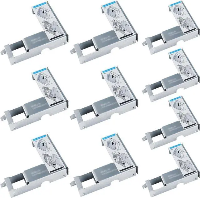 Main image of 2.5 to 3.5 Hard Drive Adapter SSD SAS SATA Hard Drive Tray Caddy 9W8C4 Y004G 09W8C4 0Y004G Compatible for D-ELL H-P IBM LEN-OVO Mac Apple 3.5" Caddy, 10 Pack