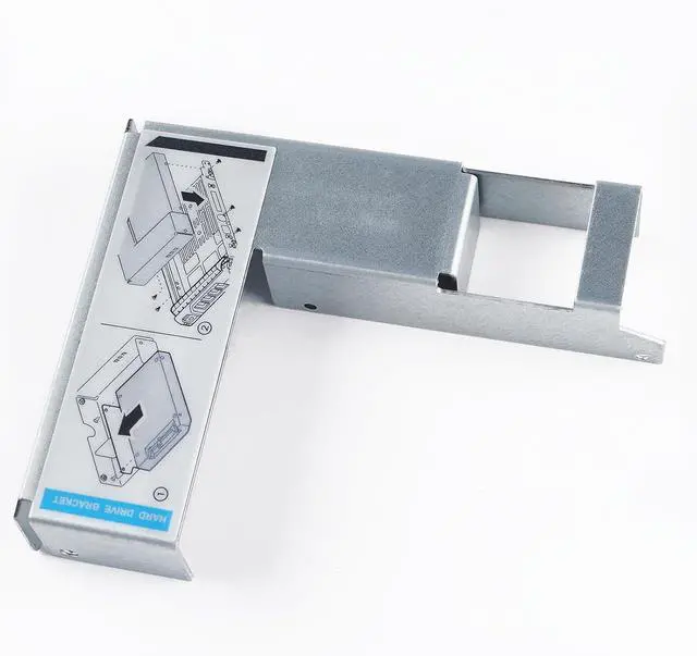 Alt view image 3 of 5 - 2.5 to 3.5 Hard Drive Adapter 9W8C4 Y004G WWGPK SSD Bracket Adapter Compatible for 3.5" Hard Drive Tray Caddy X7K8W KG1CH SSD Caddy Compatible with D-ELL PowerEdge T440 R530 R540 R440 R740 R730 R430