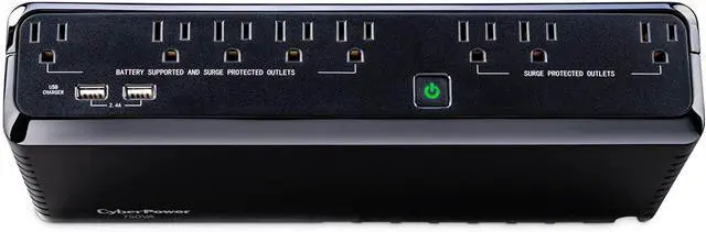 Alt view image 2 of 7 - SL750U PC Battery Backup Black -