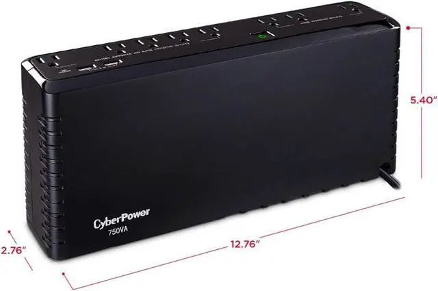 Alt view image 6 of 7 - SL750U PC Battery Backup Black -