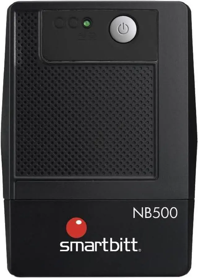 Main image of Battery Backup & Surge Protector - 500VA 4 Outlet Uninterruptible Power Supply (UPS) Black