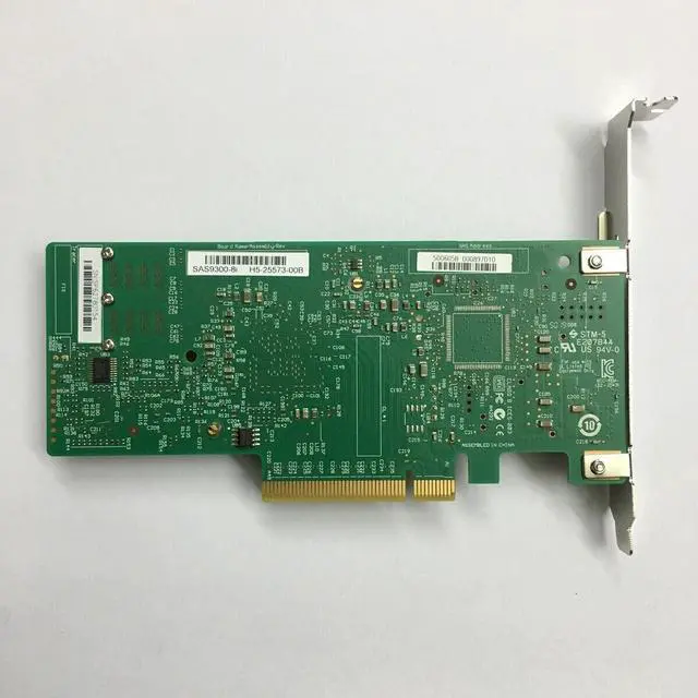 Alt view image 2 of 2 - Broadcom SAS 9300-8i 8-port 12Gb/s SATA+SAS PCI-Express 3.0 Low Profile Host Bus Adapter -
