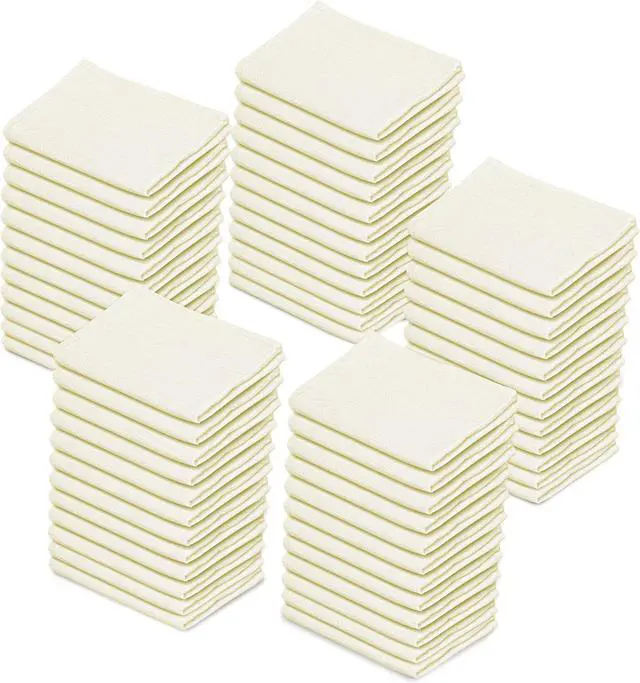 Main image of Flour Sack Towels | Tea Towel for Crafts| Kitchen Dish Cotton Blank Embroidery| Baking Bread Proofing Linen Cover| Thick Absorbent Quick Dry 50 Pack 28"x28" Natural -