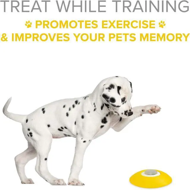 Alt view image 2 of 7 - Dog Treat Dispenser with Remote Button  Memory Training Activity Toy While Train, Promotes Exercise by Rewards, Improves & Positive for A Healthier Happier Pet -