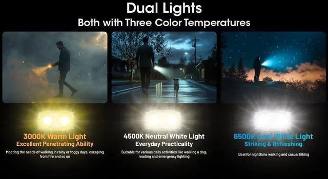 Alt view image 4 of 7 - Nitecore TINI 3 600 Lumen EDC Keychain Flashlight, USB-C Rechargeable Lightweight with Multiple Color Temperatures Output (Warm, Neutral White, Cool White) and NSticker (Black)