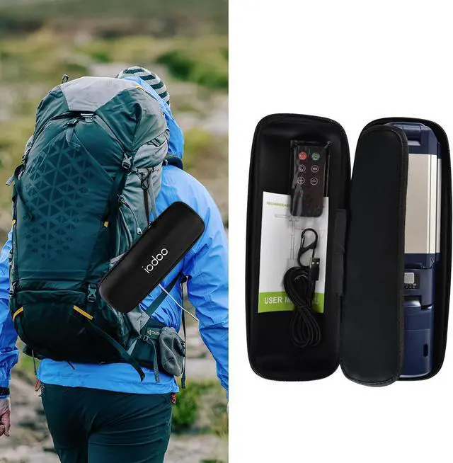 Alt view image 7 of 7 - 10000mAh Rechargeable 4000LM Camping Light Telescopic Lantern , 270° Rotating Aluminum Remote Control, Warm/White/Nature, Dimmable for Outdoor Camping, IP45 Waterproof,Portable Bag Black -
