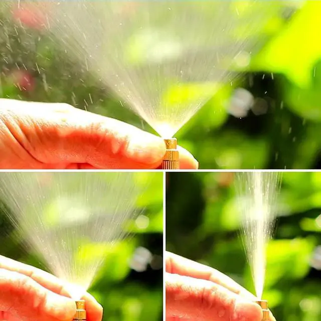 Alt view image 3 of 7 - New drip Irrigation kit, Automatic Garden Watering System, Quick Connector and 360-degree Bending Dropper atomizing Copper Nozzle, Plant Lawn Courtyard System. (25spray nozzles) -