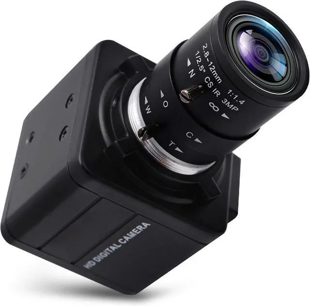 Main image of 4K Ultra HD Webcam - 5X Optical Zoom, 3840x2160@30fps UHD USB Camera with Sony IMX317 Sensor for Mac/Window/Linux  2.8mm-12mm Zoom Lens
