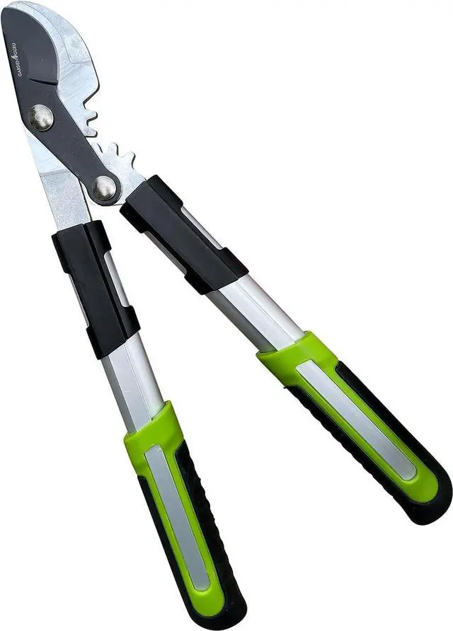 Alt view image 3 of 7 - GARDEN GURU Hedge Shears Bypass Loppers Pruning 3 Pc Set - Heavy Duty Comfort Grip Handles Sharp Blades for Easy & Clean Cuts Perfect Trimming Tool Kit Black 1 Pack
