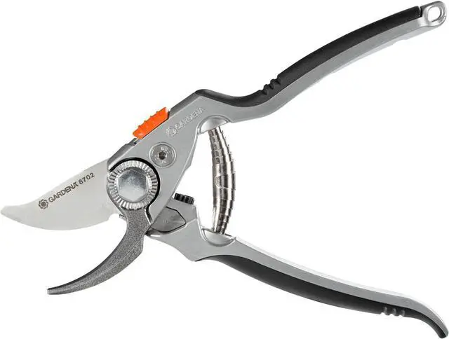 Alt view image 2 of 5 - (8702) Aluminium Secateurs: Premium Bypass Pruner for Thicker Twigs and Branches, Robust Handles, Replaceable Blade, Max. Cutting Diameter 1" Estándar -