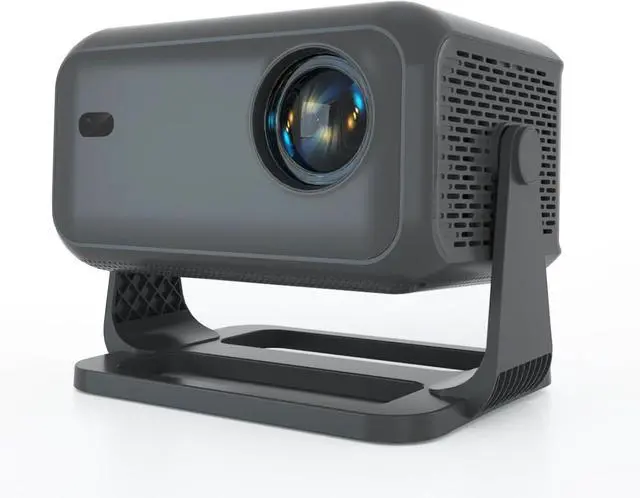 Main image of [Netflix & Google CTS Certified]  1080P Projector: Android 13, Mali-G31, WiFi 6, BT 5.2, Dolby Atmos, Auto Keystone/Offset, 0.8 Throw, 650 ANSI, 350" Screen, Ext. Power, With AI Voice Remote Grey -