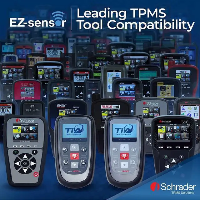 Alt view image 4 of 6 - Schrader 33500 EZ-Sensor (314.9 MHz, 315 MHz, and 433 MHz) Programmable Fixed Angle Valve Tire Pressure Monitoring Sensors (TPMS), Needs Programming Before Installation - (Pack of 4)