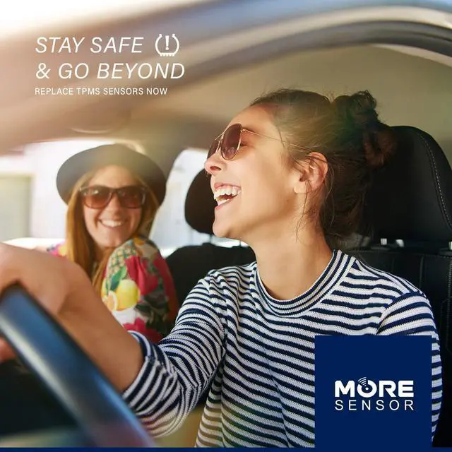 Alt view image 2 of 7 - MORESENSOR Compact PRO Series 315MHz TPMS Tire Pressure Sensor 4-Pack | Preprogrammed for Select 30+ Japanese Brand Models | Replacement for 06421-S3V-A04 | Clamp-in | KX-S015-4