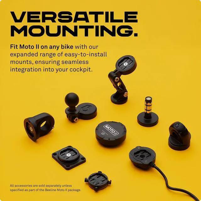 Alt view image 6 of 7 - Moto II - Next Gen Motorcycle GPS Tracker | Compact Design, Waterproof Build, Simple Display & 14-Hour Battery |Glove Friendly Motorcycle Sat Nav Perfect for Adventure & Daily Commutes (Metal)