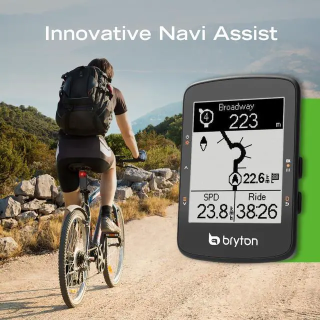 Alt view image 3 of 6 - Rider 460 2.6 Inch LCD GPS Bike Computer Innovative Navigation Assistance, Compatible with E-Bike and Bike Radar, 32hrs Long Battery Life, Bluetooth ANT Waterproof