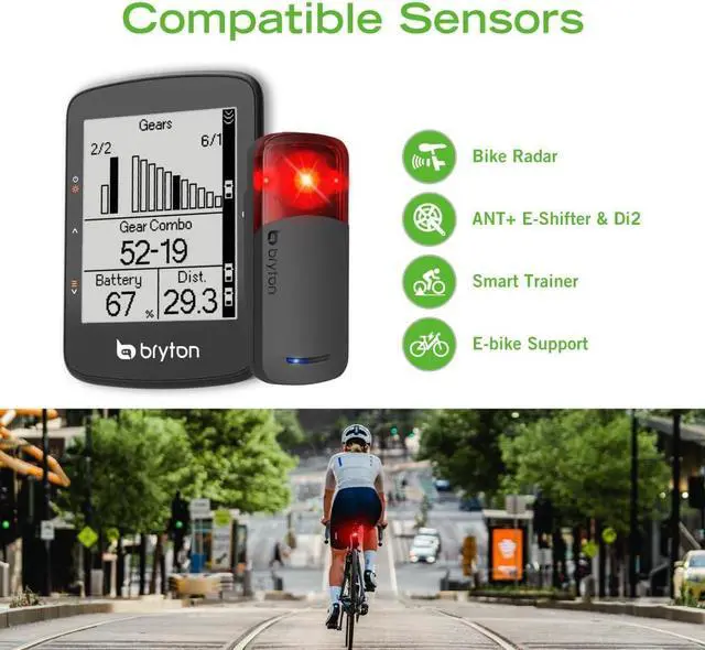 Alt view image 5 of 6 - Rider 460 2.6 Inch LCD GPS Bike Computer Innovative Navigation Assistance, Compatible with E-Bike and Bike Radar, 32hrs Long Battery Life, Bluetooth ANT Waterproof