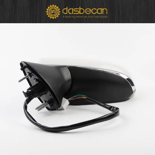 Alt view image 7 of 7 - Driver Side Mirror Compatible with Toyota Camry 2018-2024 with Heated Turn Signal Blind Spot Detection BSM Left Side View Door Mirror Assembly White Replaces# TO1320368 87940-06840 7Pins