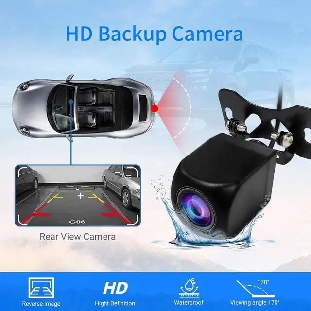 Alt view image 5 of 7 - Wireless Double Din Car Stereo with 9" HD Touchscreen | CarPlay & Android Auto | Backup Camera | Bluetooth GPS Navigation | FM/AM | All Vehicles