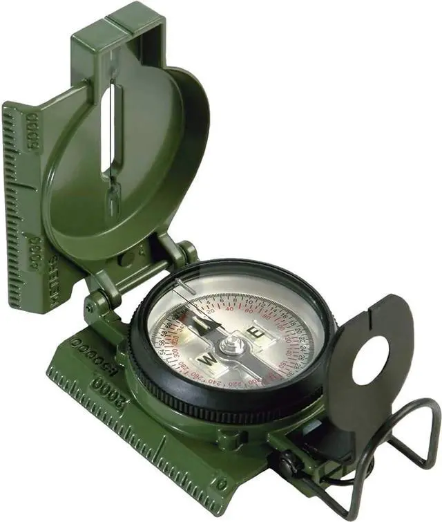 Main image of Official US Military Tritium Lensatic Compass, Accurate Waterproof Hand Held Compasses with Pouch for Hiking Camping Navigation Survival Backpacking Orienteering
