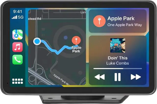 Main image of 2025 Enhanced Carplay Screen for Car - 7" HD Portable Carplay & Android Auto with Bluetooth, HD Backup Camera, GPS Navigation, Siri, FM Radio, AUX, and Mirror Link  Compatible with All Vehicles