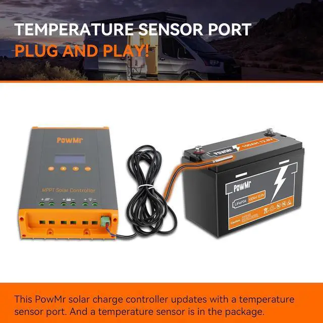 Alt view image 6 of 7 - 60A MPPT Solar Charge Controller, 12V/24V/48V/160V(Max) DC Input, Bulit in LCD Display, Support 12(Max) Solar Regulator Connections, Work for Lead-Acid and Lithium BatteriesParallel Version