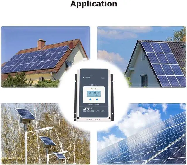 Alt view image 7 of 7 - 50A MPPT Solar Charge Controller Tracer-an Series High-Power Charge Controllers Compatible with 12V/24V/36V/48V Lead-Acid and Lithium Batteries (50A)