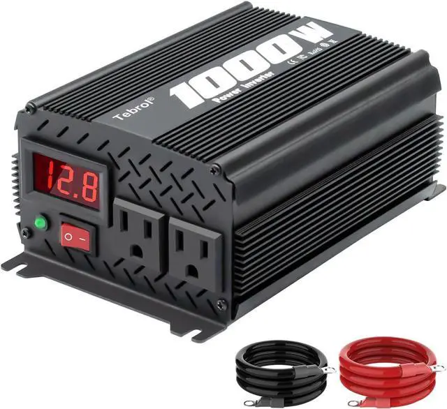 Main image of 1000 watt Inverter Modified Wave 12V to 110V/120V DC to AC Inverter car Power Inverter for semi Truck Vehicles Camping RV Van Solar Power Inverter Converter with LCD Display-1000w