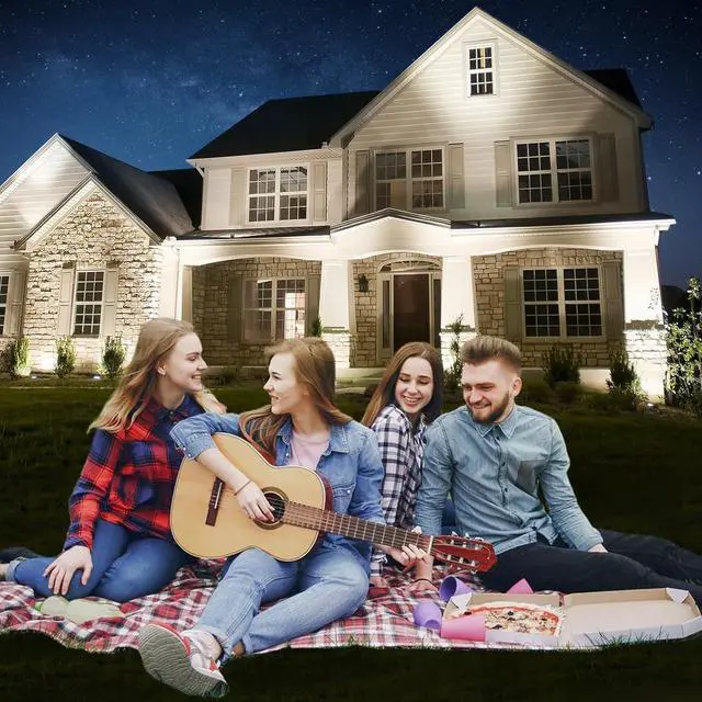 Alt view image 7 of 7 - LED Wall Washer Lights Bar 2 Pack,72W 5000K Daylight White Outdoor Wall Wash Lighting,4ft IP67 Waterproof Linear Led Wall Washer Light for Garden,Backyard,Building,Courtyard Exterio Landscape Lighting